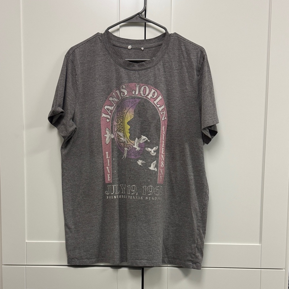 Maurices Gray Janis Joplin Graphic Tee